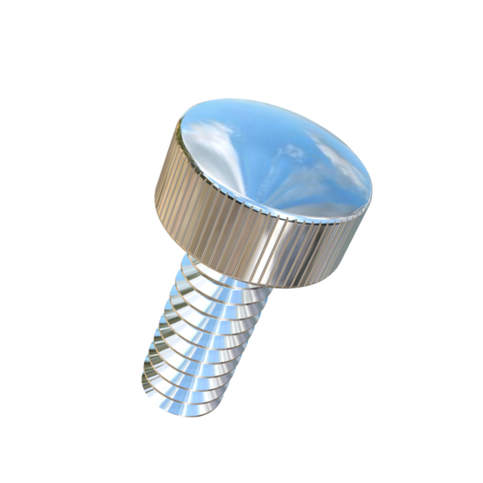 Titanium #10-24 X 1/2 UNC Knurled Allied Titanium Thumb Screw